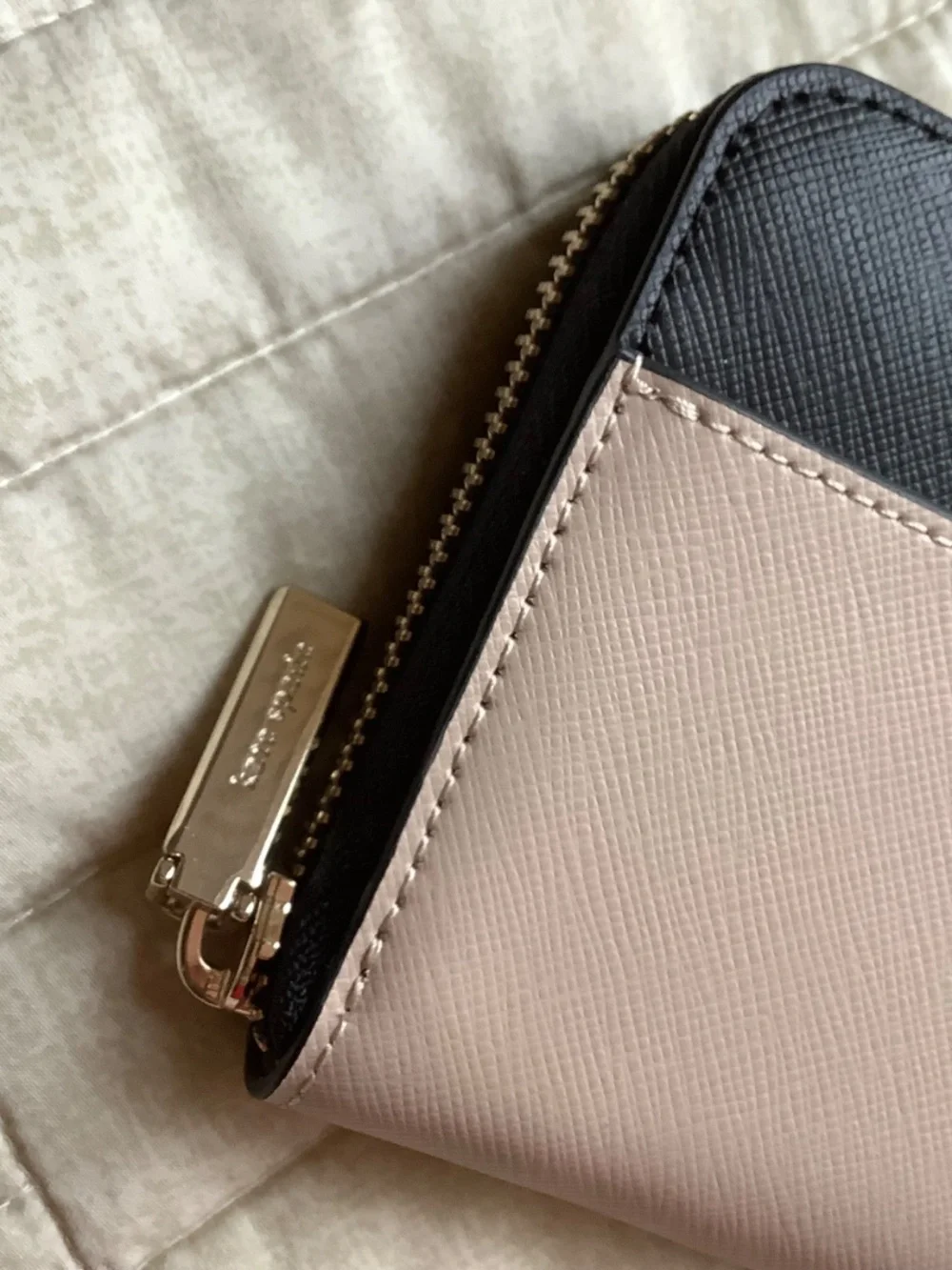 Kate Spade New York Staci Continental Leather Wallet Warm Beige Multi OS